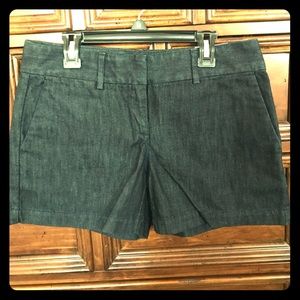 LOFT Denim Riviera Shorts Size 0